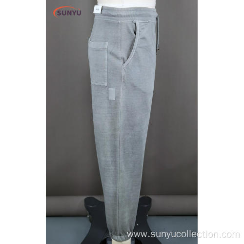 Men's Cotton french terry long pants
